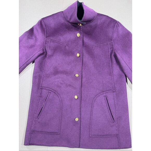 St. John Reversible Wool/Cashmete Blend Coat - Picture 8 of 14